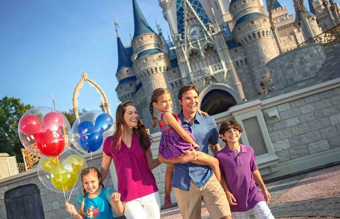 Disney en familia en el castillo de Cenicienta